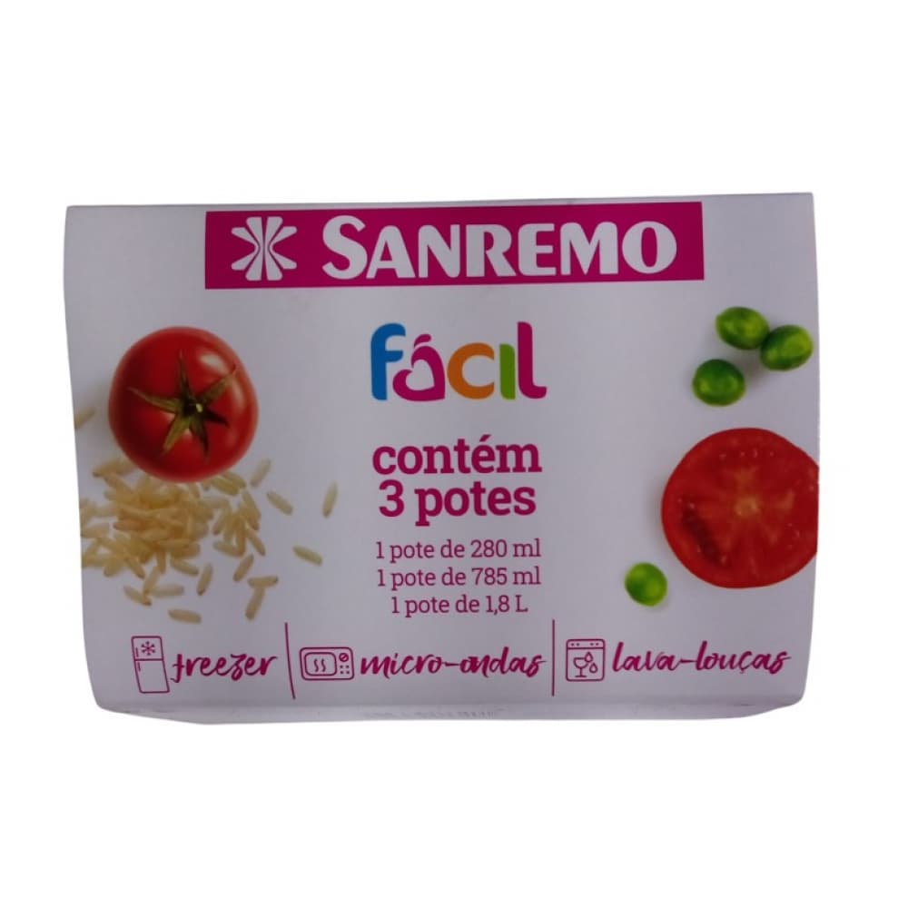 Juego de 3 pozuelos de plástico Sanremo - Imagen 1