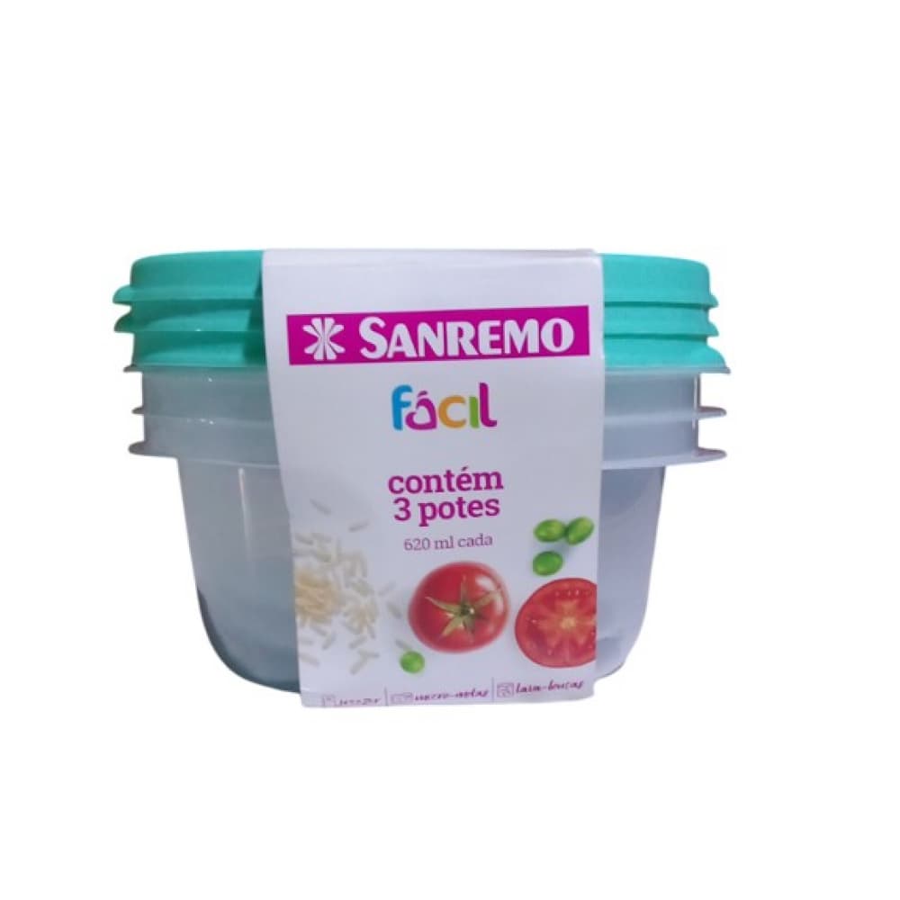 Juego de 3 pozuelos redondos de plástico Sanremo - Imagen 1