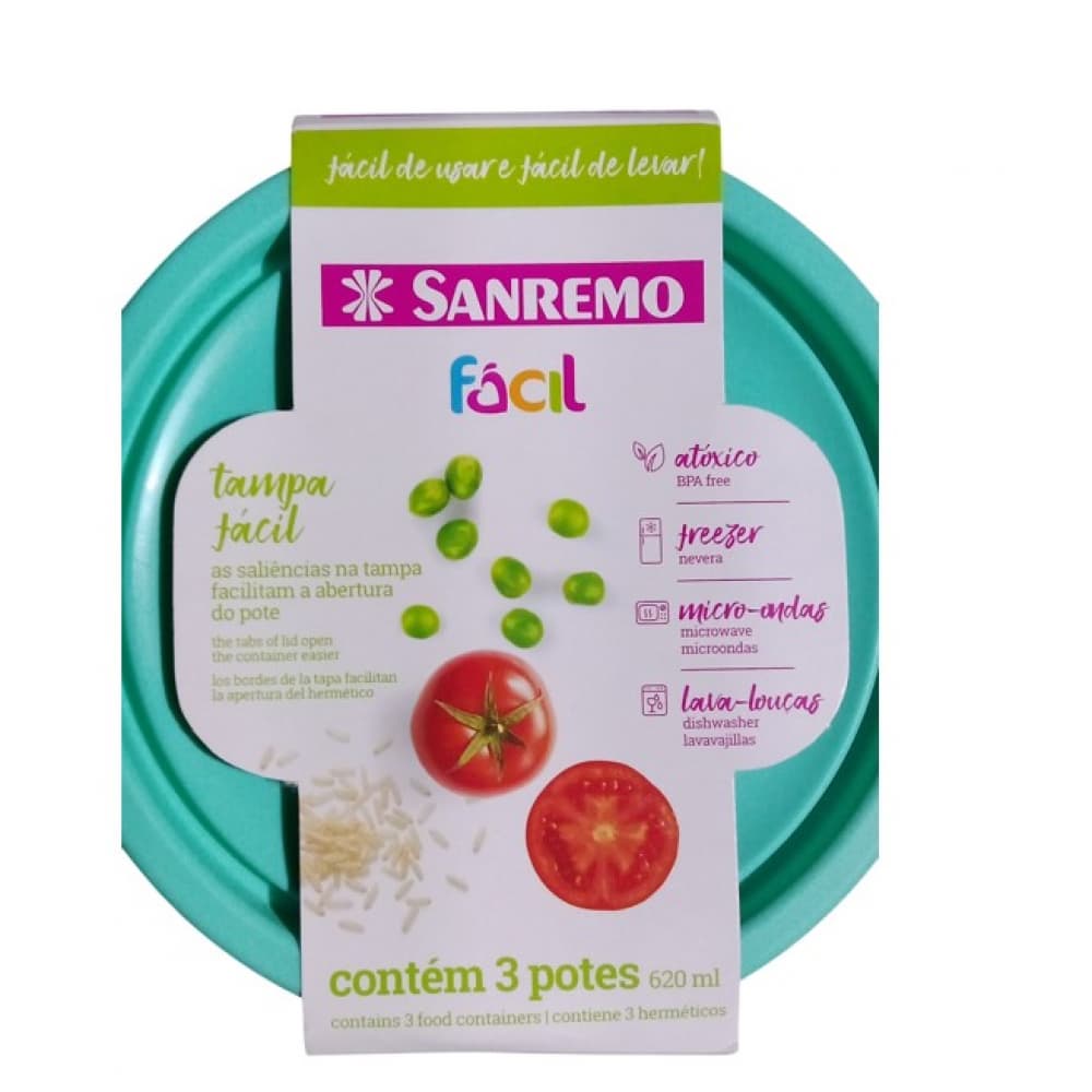 Juego de 3 pozuelos redondos de plástico Sanremo - Miniatura 4