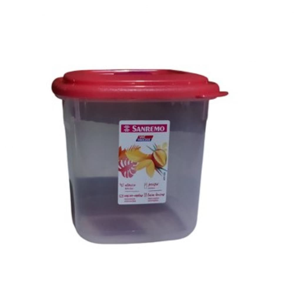 Pozuelo cuadrado de plástico de 1 L Sanremo - Imagen 1