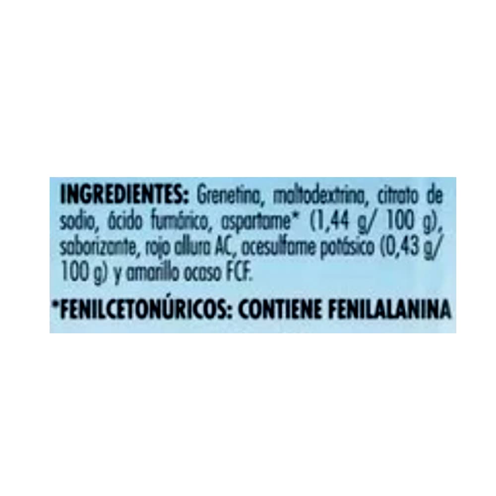 Gelatina sabor fresa cero azúcar Jell-O (25 g) - Miniatura 3