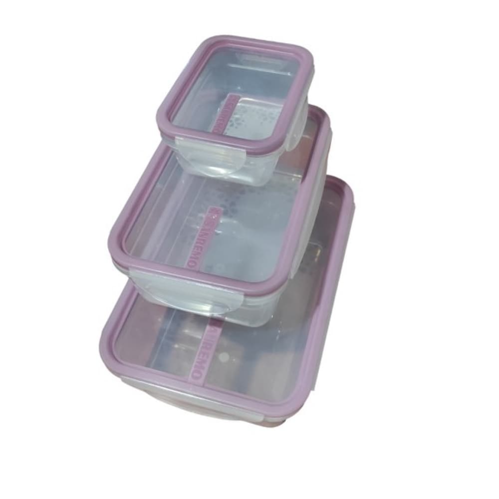 Juego de 3 pozuelo con trabas plásticas Sanremo - Miniatura 3