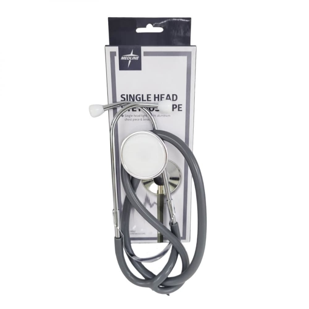 Estetoscopio de un solo cabezal. Gris - Miniatura 2