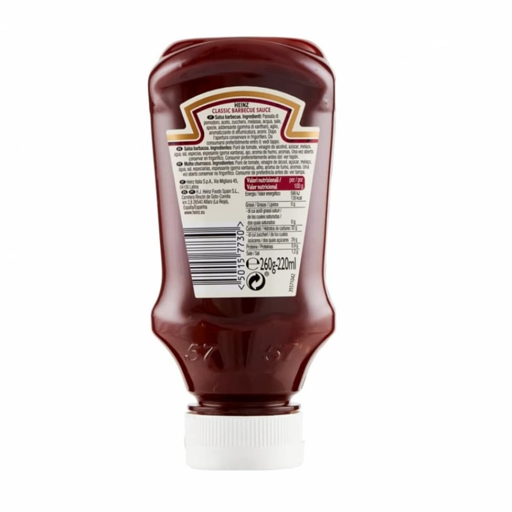 Salsa barbacoa clásica Heinz (3 x 260 g / 9.18 oz) - Miniatura 3