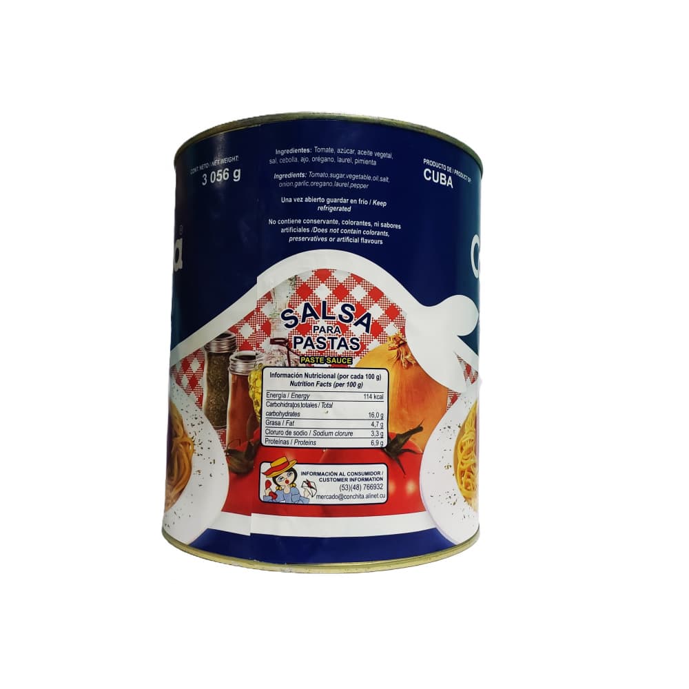 Salsa para pastas Conchita (3.05 kg / 6.72 lb) - Miniatura 2