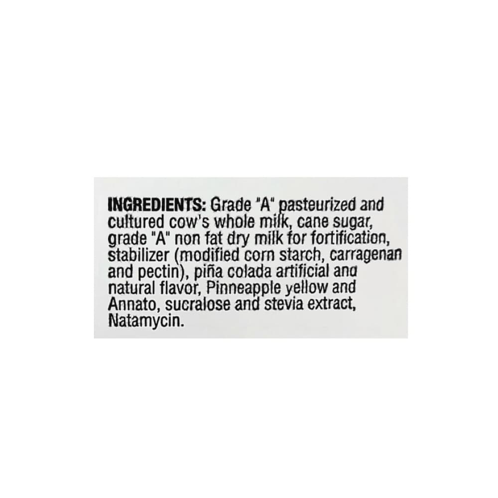 Yogurt de piña colada con probióticos Yokey (1.54 L) - Miniatura 4