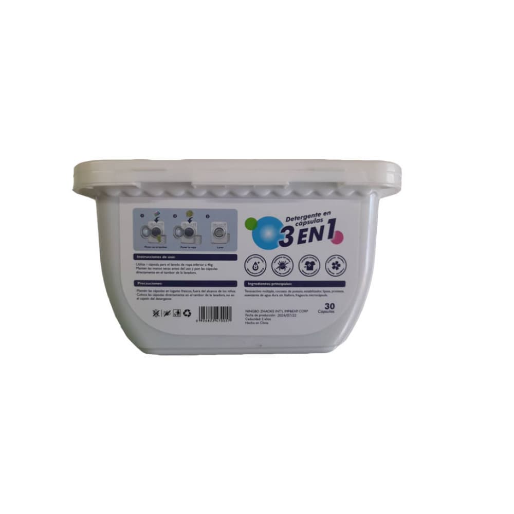 Detergente en cápsulas 3 en 1 Zhaoke (30 U) - Miniatura 2