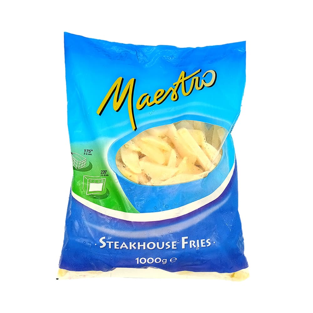 Papas prefritas steakhouse Maestro (1 kg / 2.2 lb) - Imagen 1