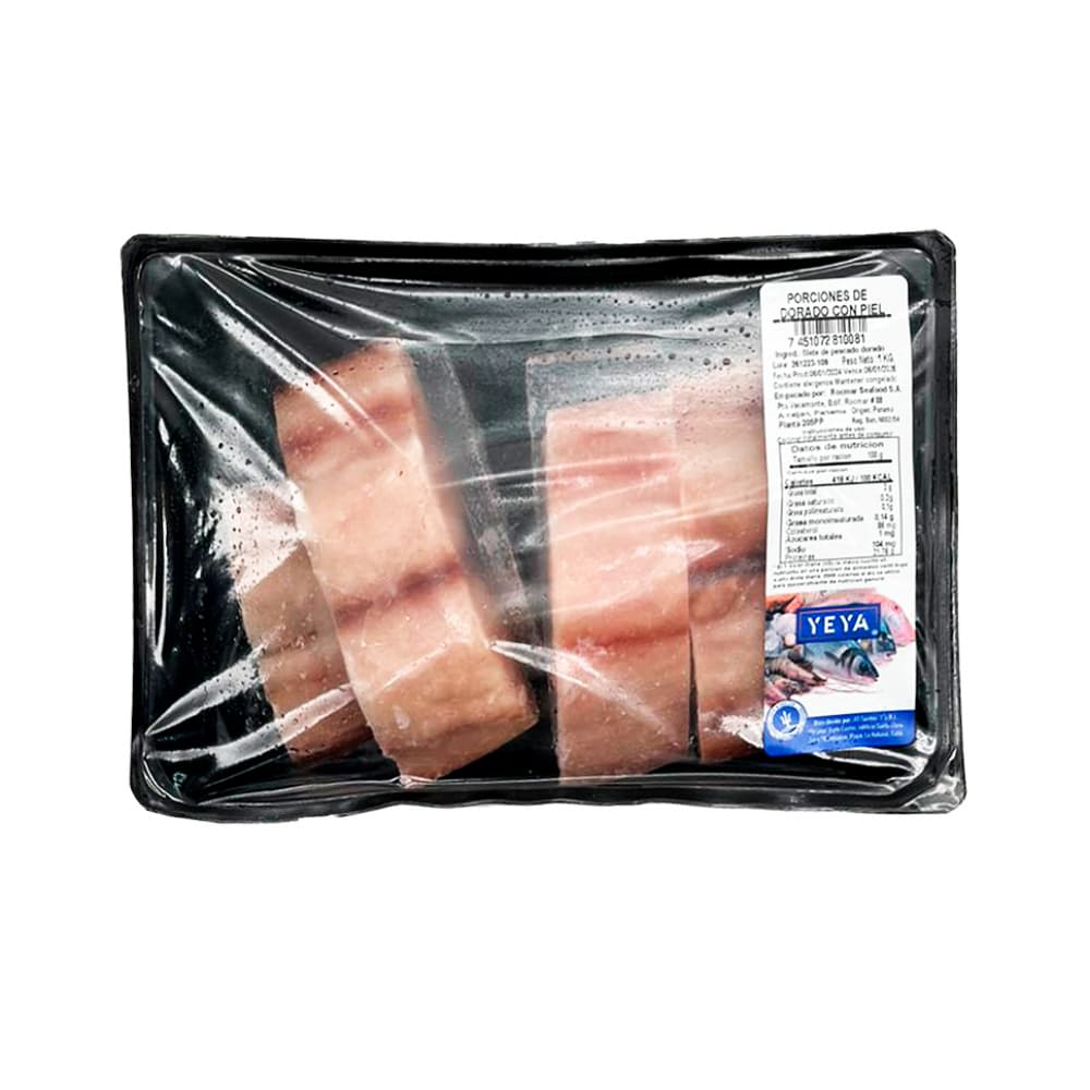 Trozos de dorado con piel Yeya (1 kg / 2.2 lb) - Imagen 1