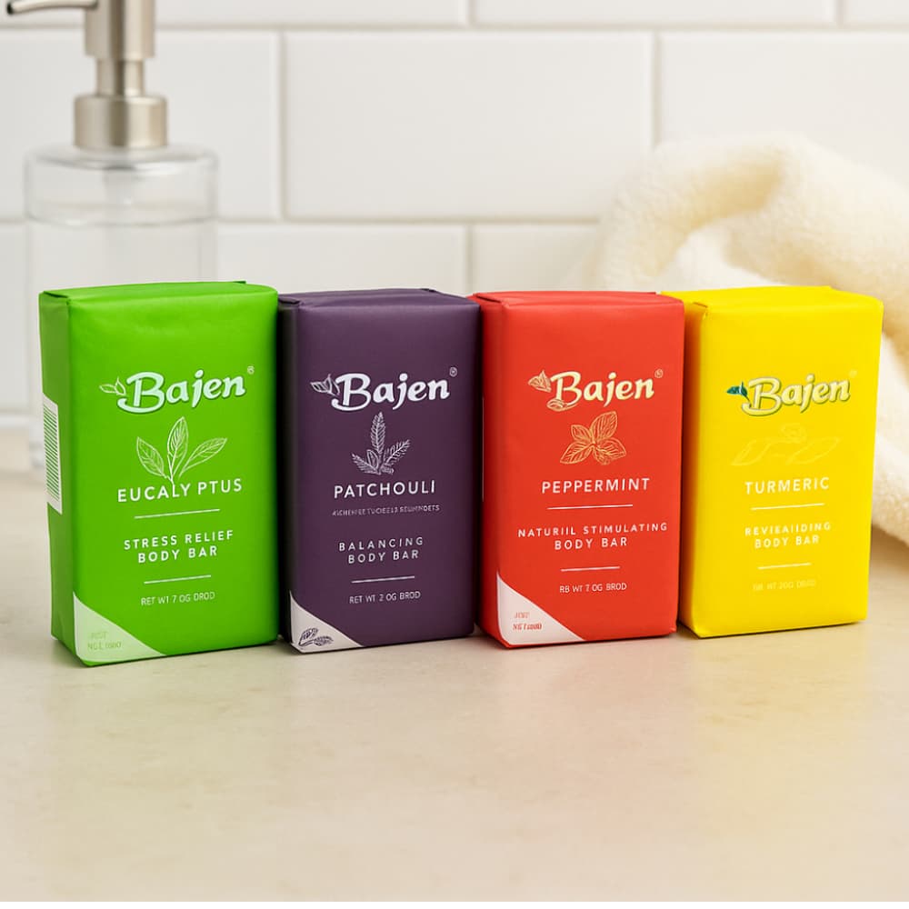 Jabón de tocador especial eucalipto Bajen (3 x 200 g / 7.05 oz) - Miniatura 3