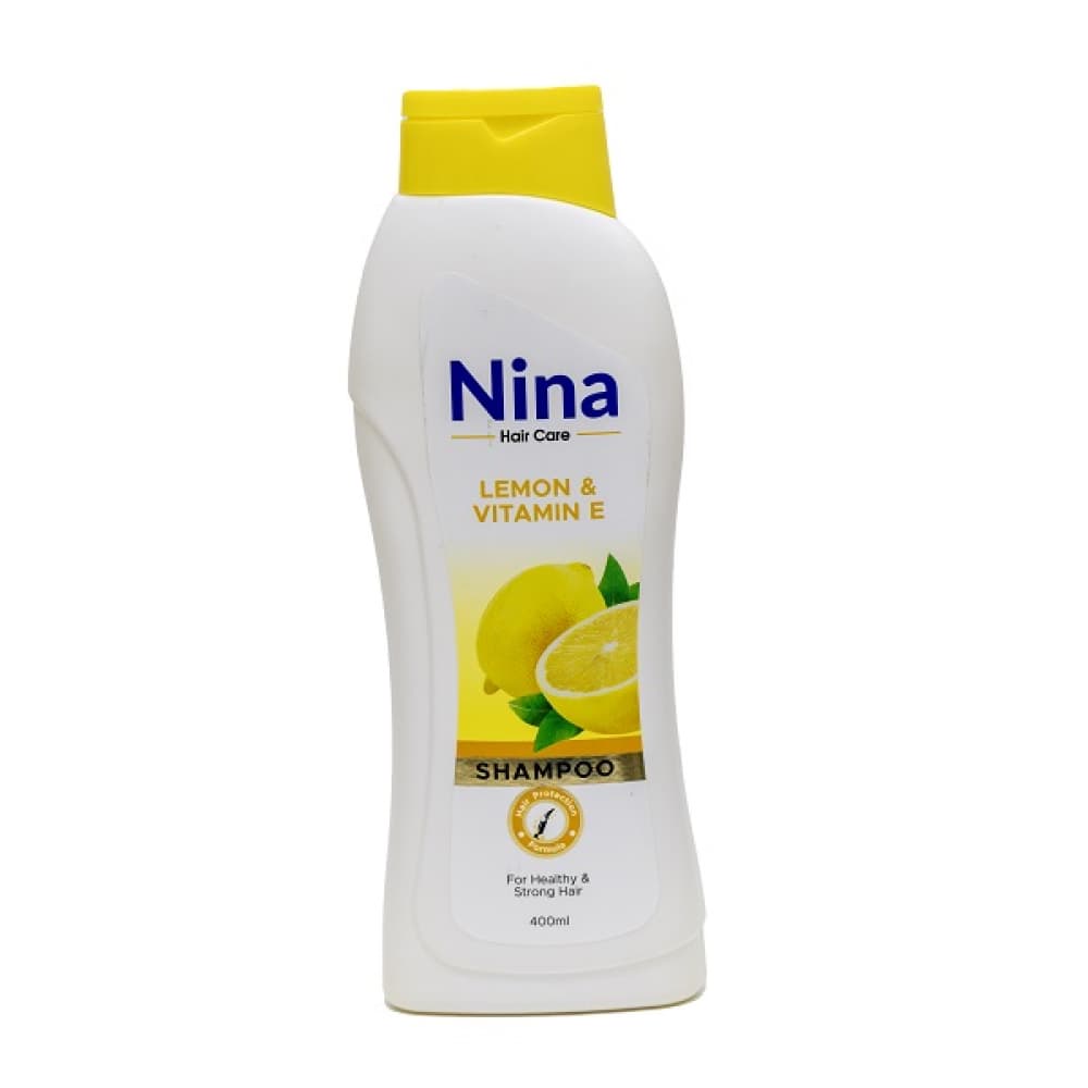 Champú de limón y vitamina E Nina (400 ml) - Imagen 1