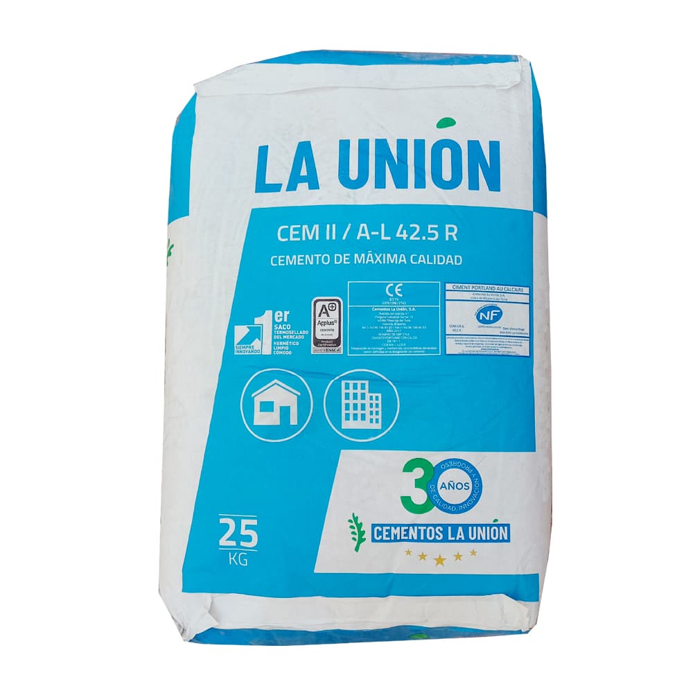 Cemento Portland con caliza CEM II / A-L 42.5 R (25 kg / 55.1 lb) - Imagen 1