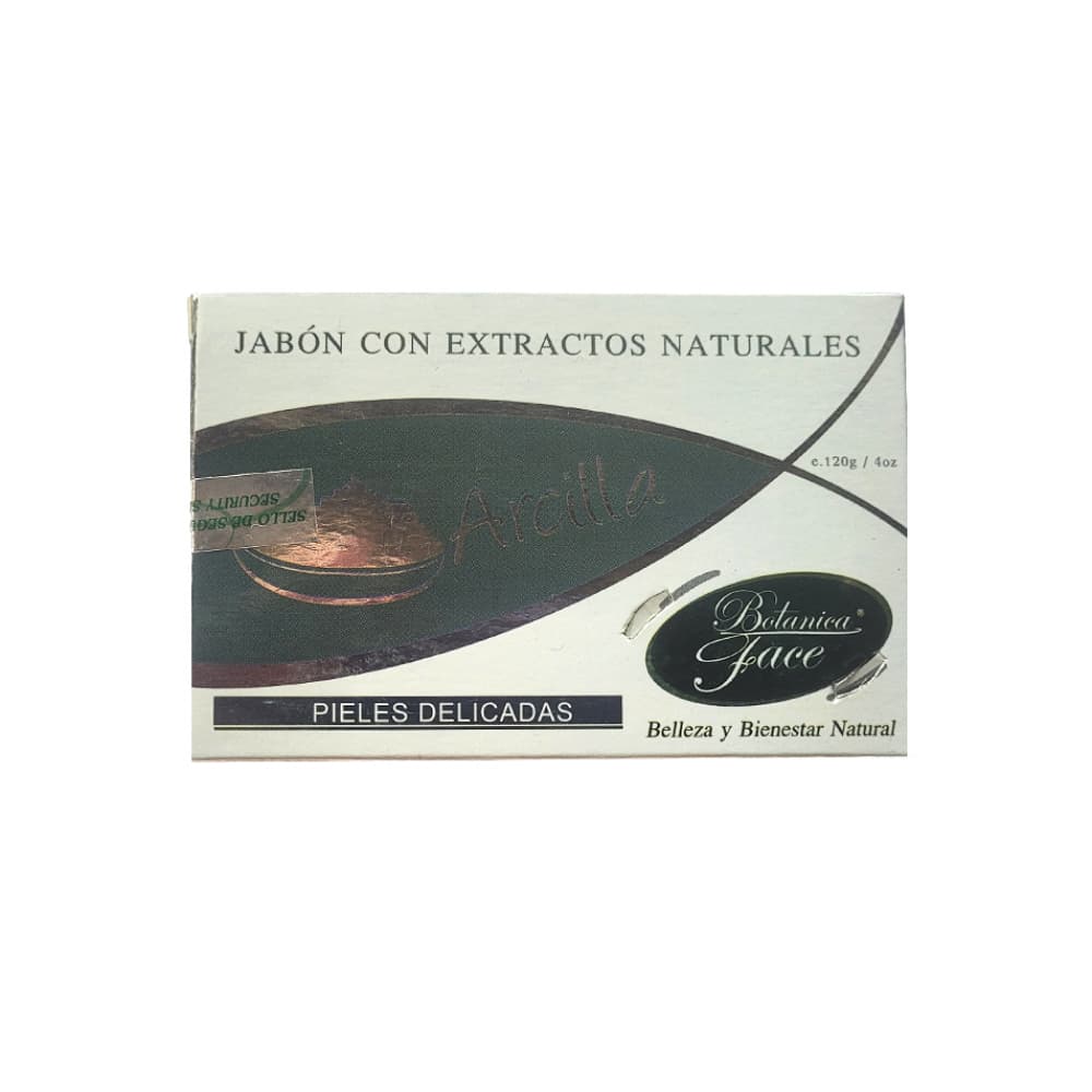 Jabón con extracto natural. Arcilla. Botanica Face (120 g / 4 oz) - Imagen 1