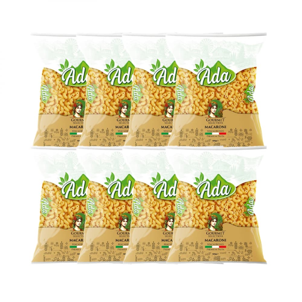 Pasta coditos Ada (8 x 500 g / 1.1 lb) - Imagen 1
