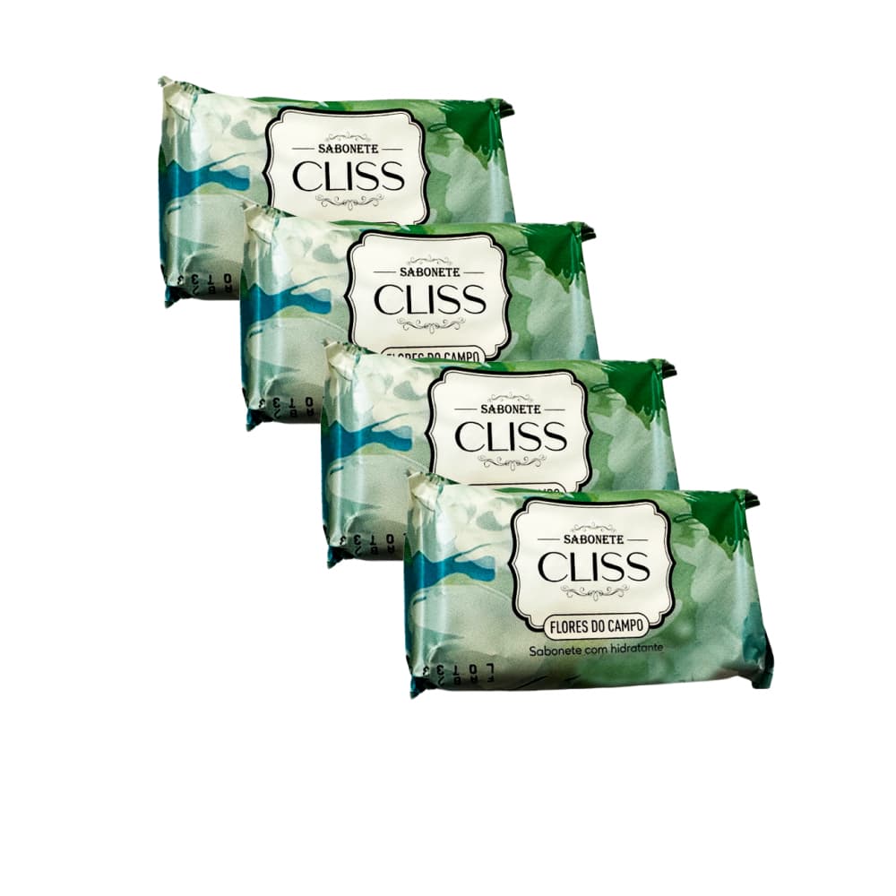 Jabón hidratante Cliss esencia flores de campo (4 x 85 g / 2.99 oz) - Imagen 1
