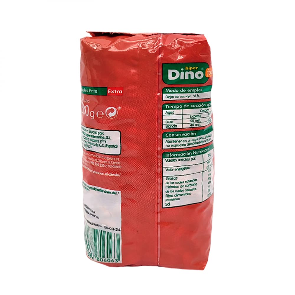 Frijoles colorados Dino food (500 g / 1.1 lb) - Miniatura 3