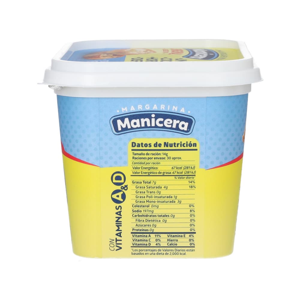 Margarina Manicera (425 g / 15 oz) - Miniatura 3
