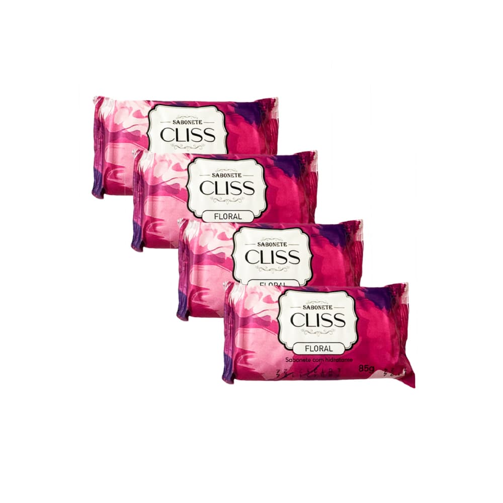 Jabón hidratante esencia floral Cliss (4 x 85 g / 2.99 oz) - Imagen 1