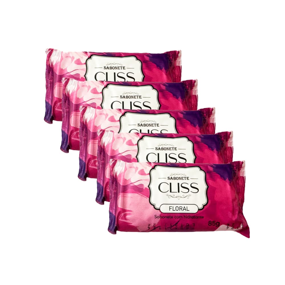 Jabón hidratante esencia floral Cliss (5 x 85 g / 2.99 oz) - Imagen 1