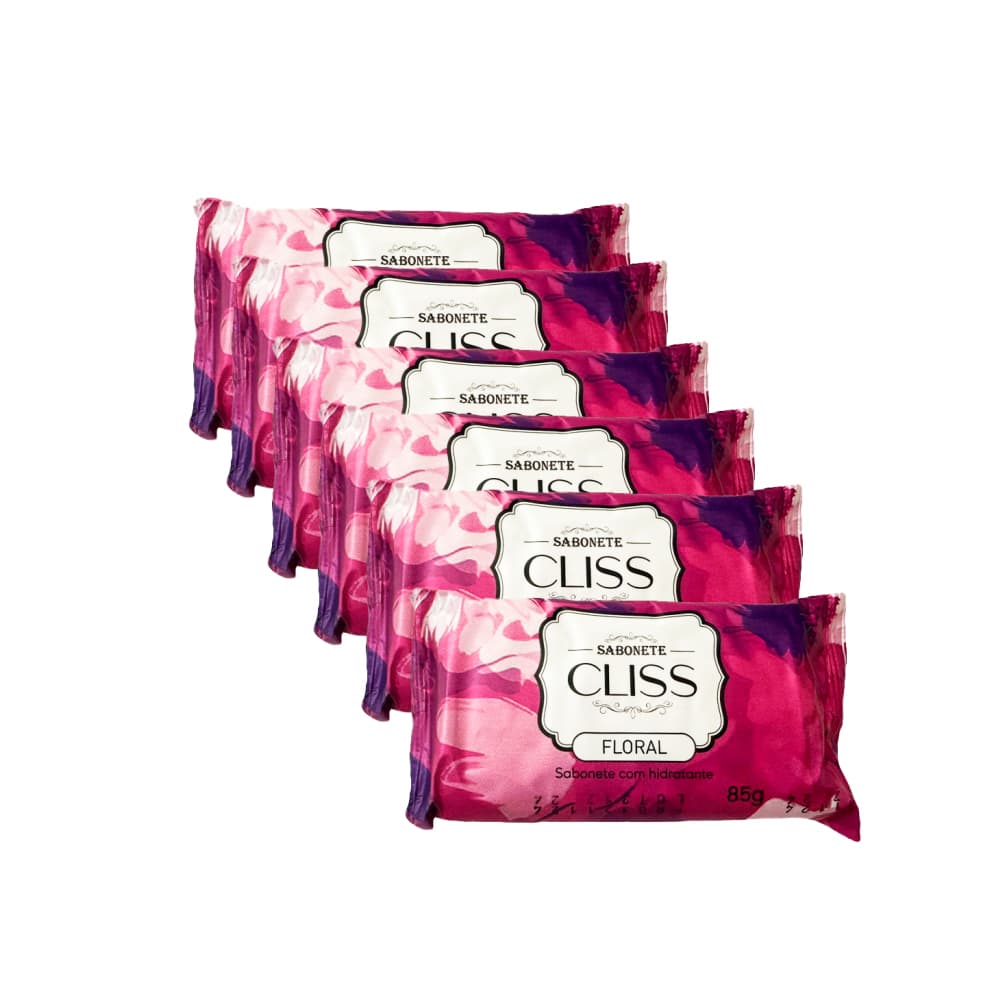 Jabón hidratante esencia floral Cliss (6 x 85 g / 2.99 oz) - Imagen 1