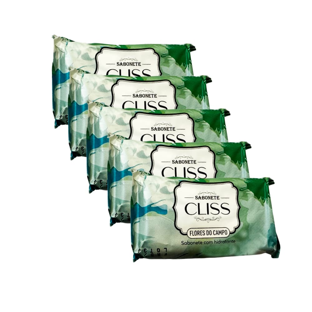 Jabón hidratante esencia flores de campo Cliss (5 x 85 g / 2.99 oz) - Imagen 1