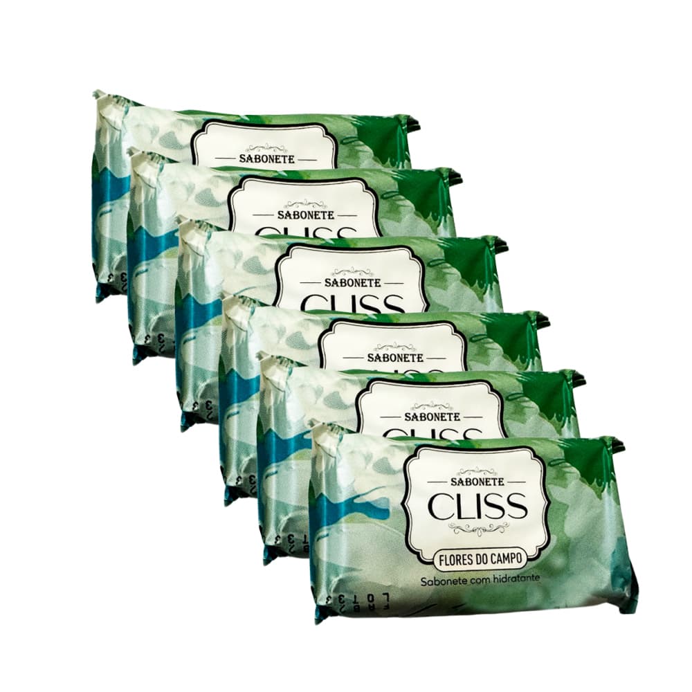 Jabón hidratante esencia flores de campo Cliss (6 x 85 g / 2.99 oz) - Imagen 1