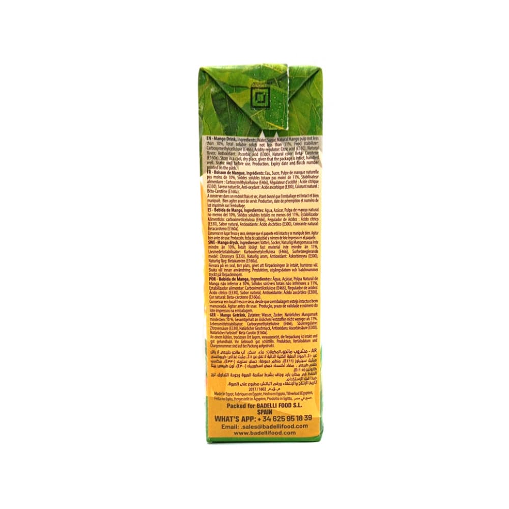Jugo de mango Badelli (27 x 200 ml / 6.76 oz fl) - Miniatura 2