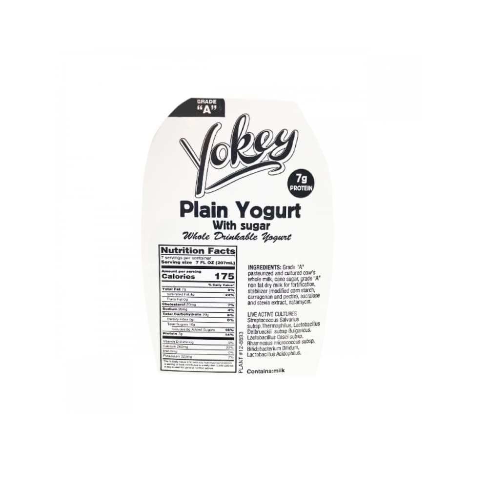Yogurt natural con azúcar y probióticos Yokey (1.54 L) - Miniatura 4
