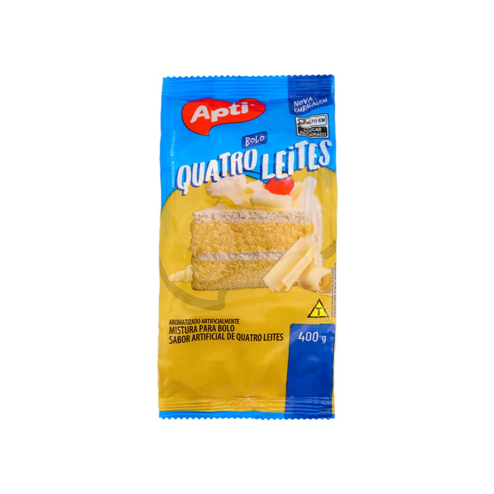 Mezcla para pastel sabor cuatro leches Apti (400 g / 14.1 oz) - Imagen 1
