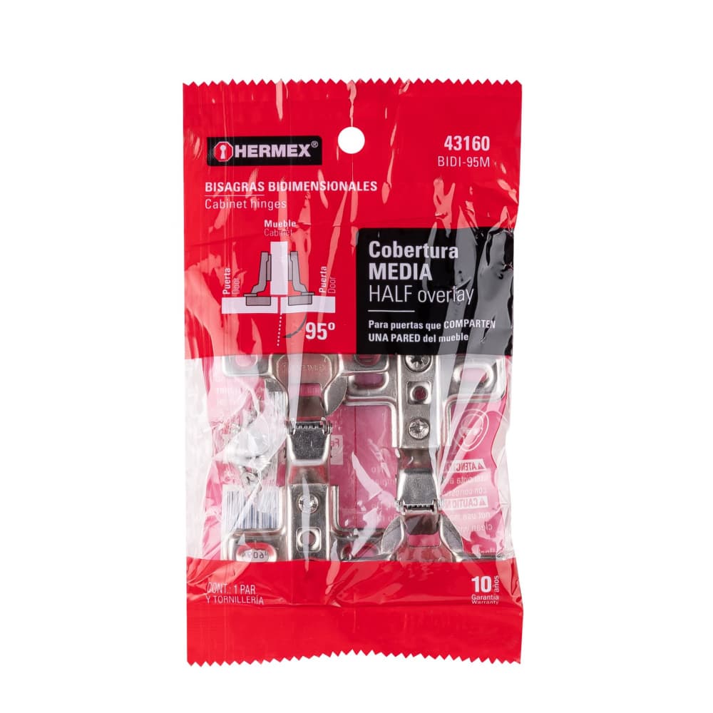 Bisagras bidimensionales de 95° /cobertura media. - Miniatura 2