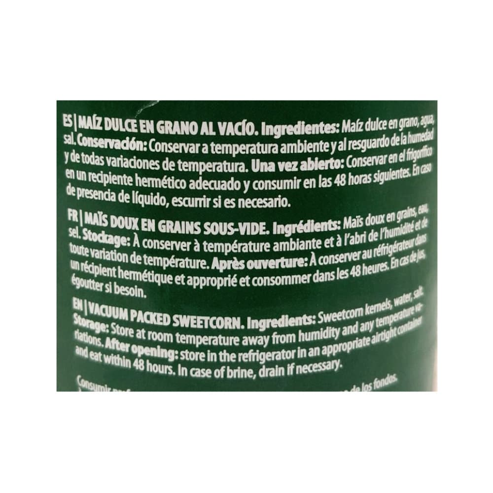 Maíz dulce Coaliment (340 g / 11.99 oz) - Miniatura 3
