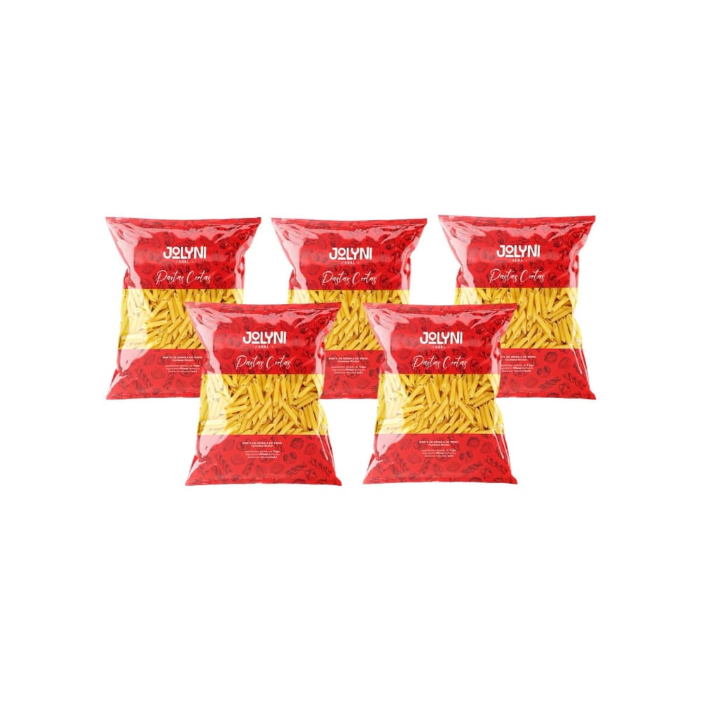Pastas cortas - Penne Rigate Jolyni (5 x 400 g / 14.11 oz) - Miniatura 1