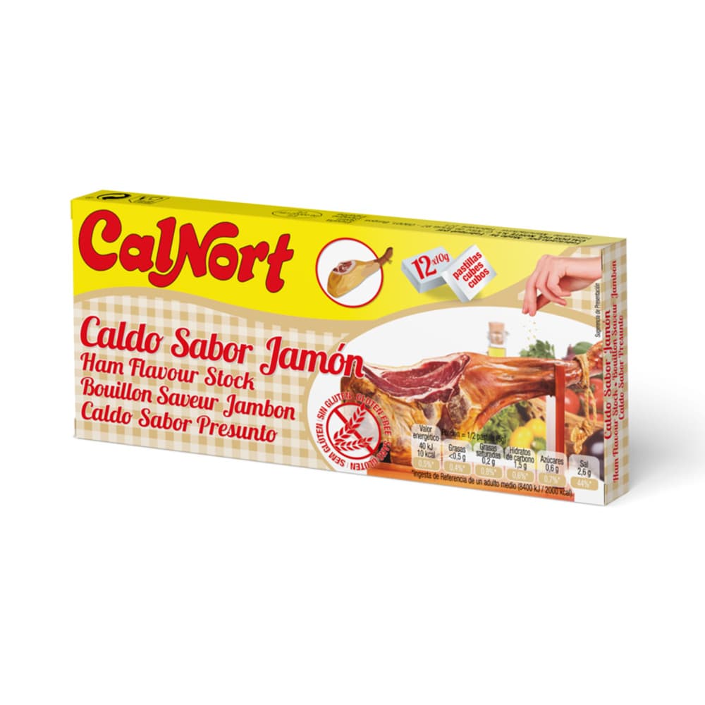Caldo sabor jamón Calnort (120 g / 4.23 oz) - Imagen 1