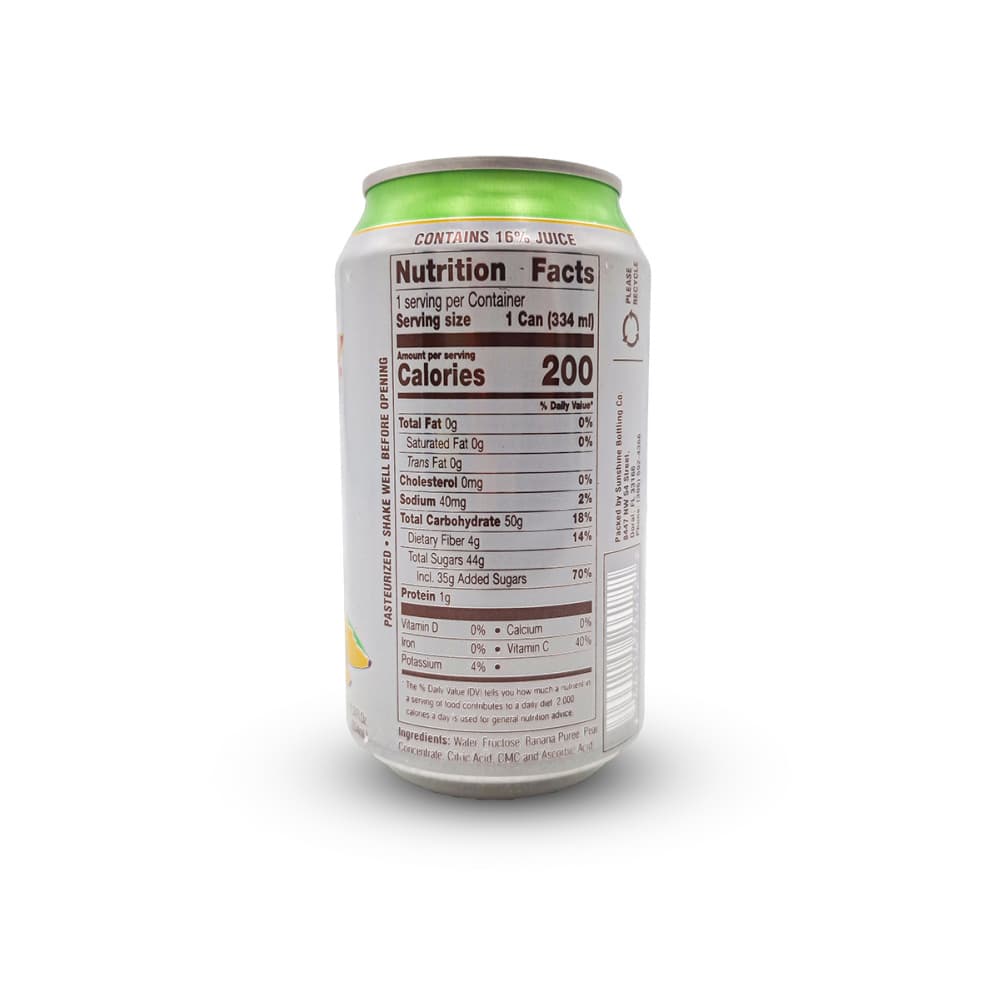 Néctar de plátano Sunchy (334 ml / 11.3 fl oz) - Miniatura 4