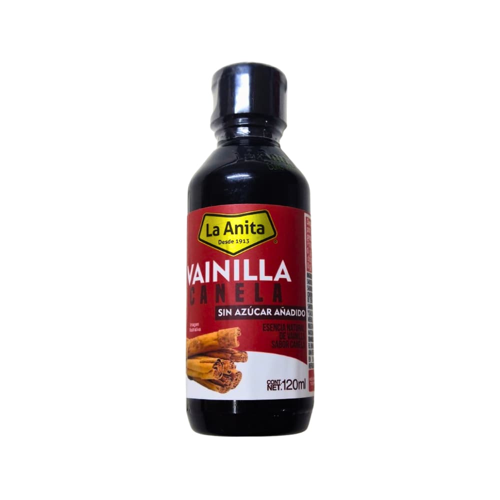 Esencia de vainilla sabor canela La Anita (120 ml / 4.2 fl. oz) - Imagen 1