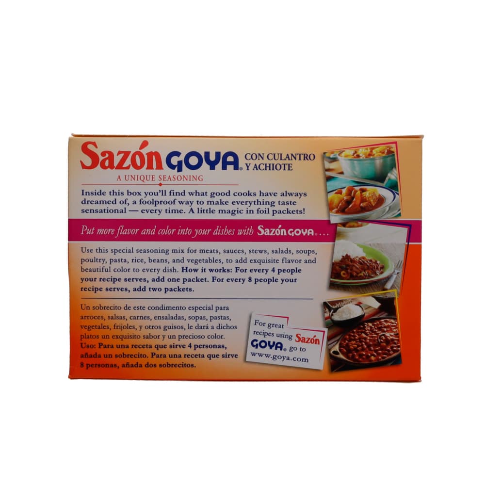 Sazón con culantro y achiote Goya (100 g / 3.52 oz) - Miniatura 2