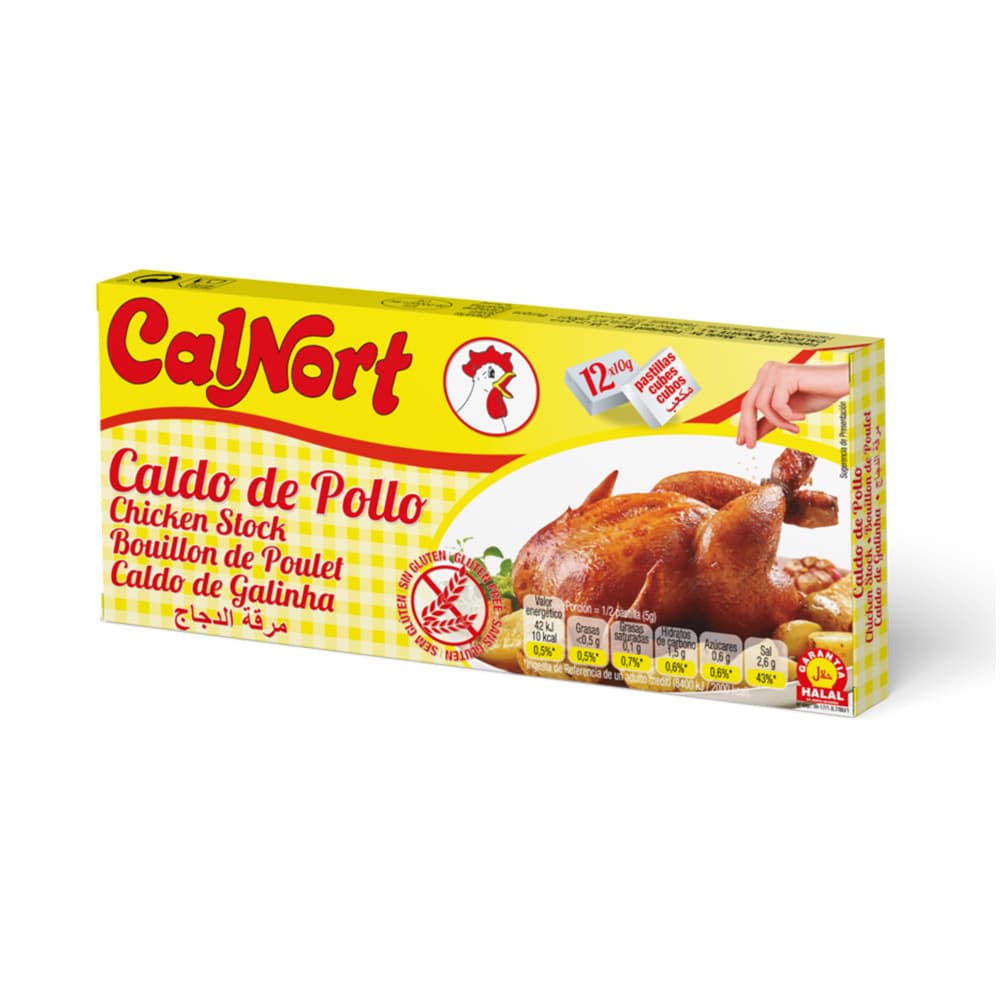Caldo de pollo Calnort (120 g / 4.23 oz) - Imagen 1