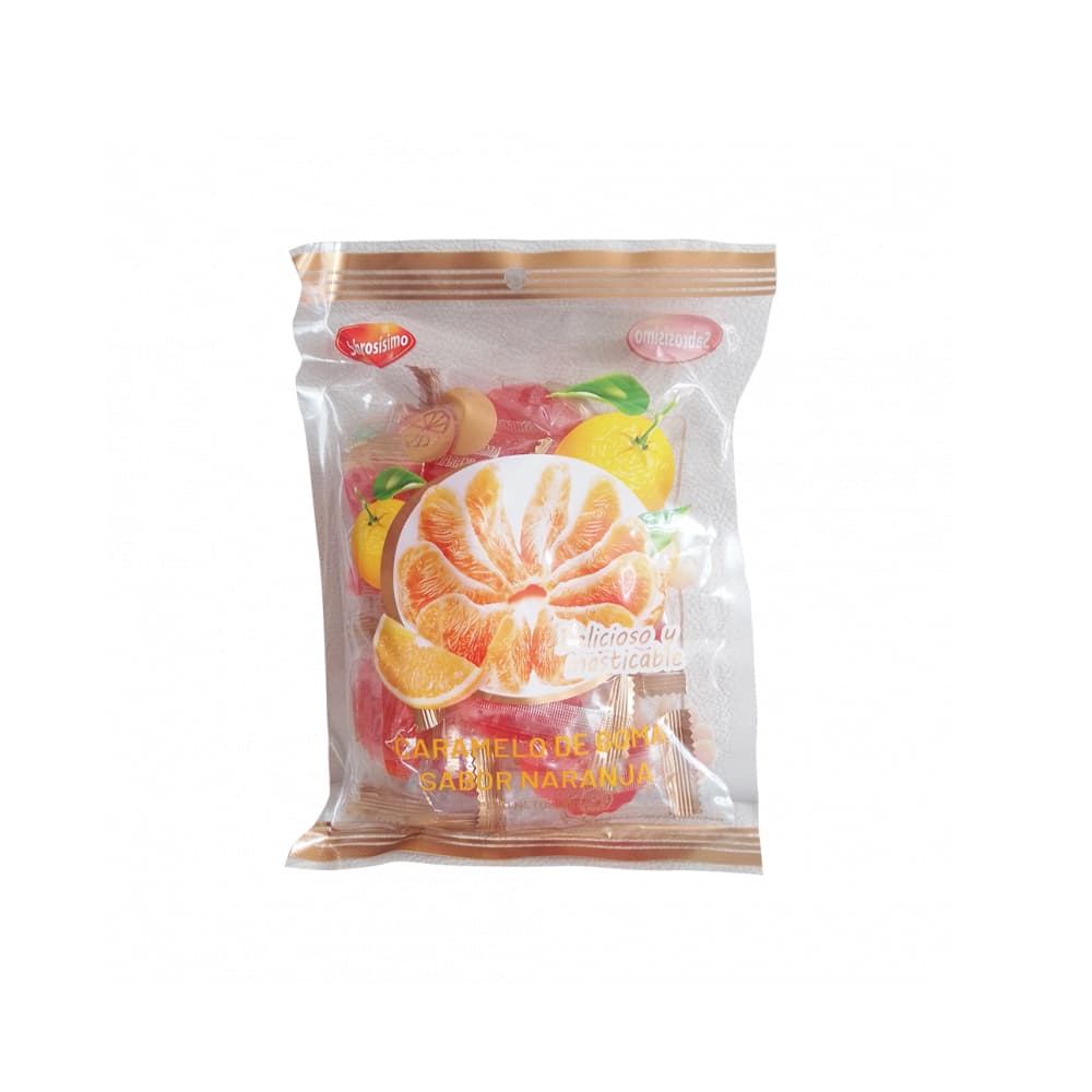 Caramelos de goma sabor naranja (100 g / 3.52 oz) - Imagen 1