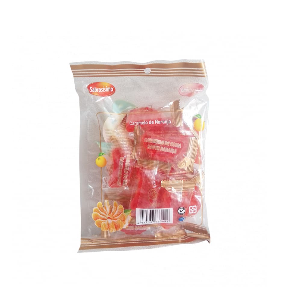 Caramelos de goma sabor naranja (100 g / 3.52 oz) - Miniatura 2
