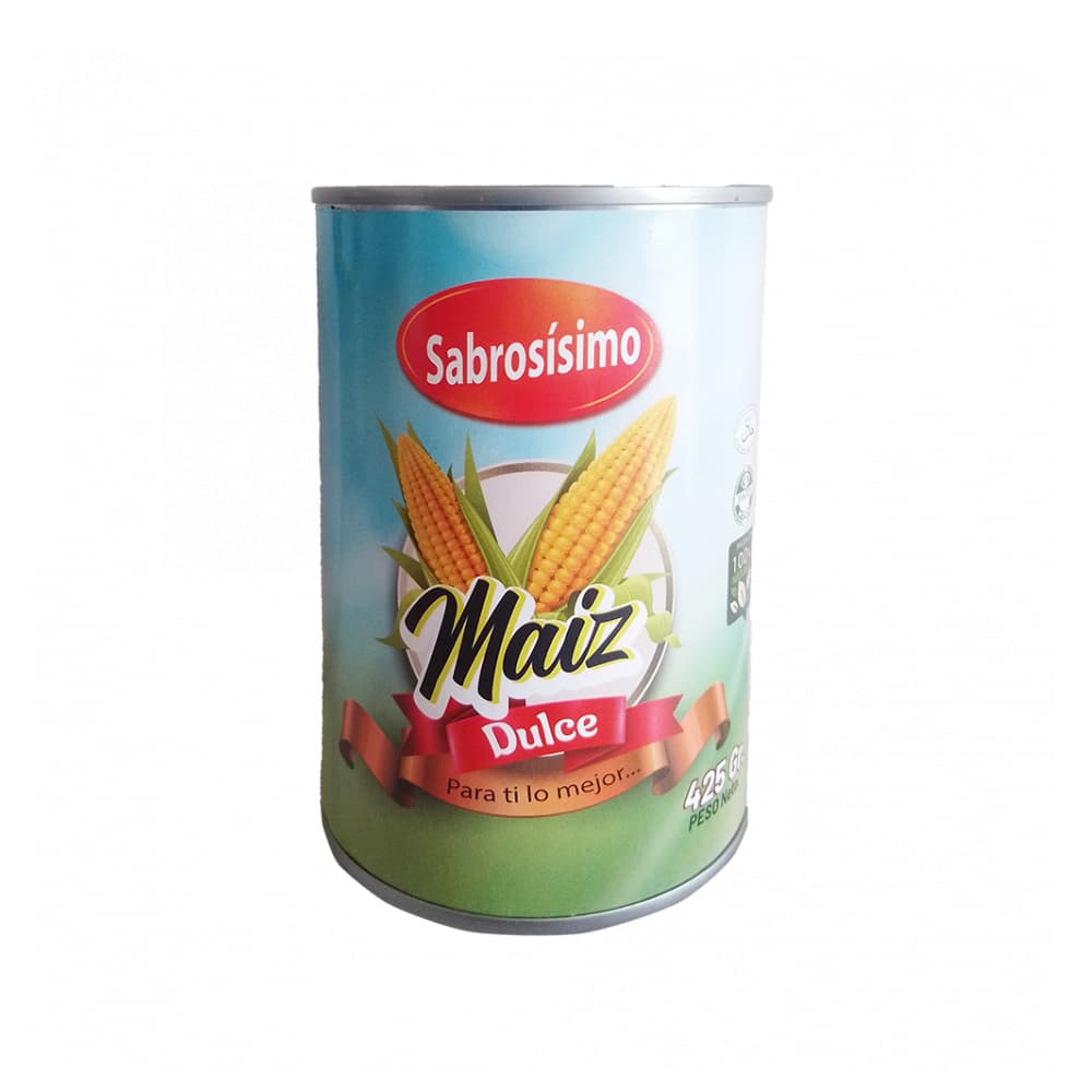 Maíz dulce en granos en conserva Sabrosísimo (425 g / 14.99 oz) - Imagen 1