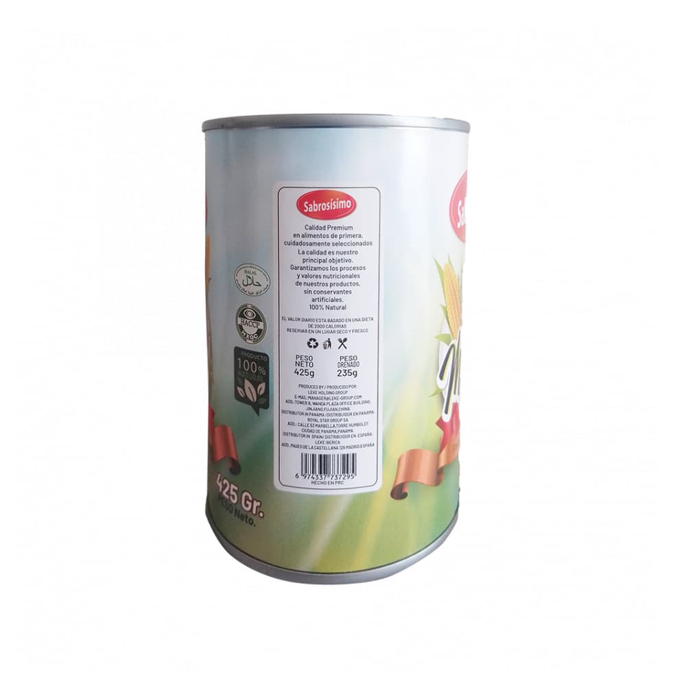 Maíz dulce en granos en conserva Sabrosísimo (425 g / 14.99 oz) - Miniatura 2