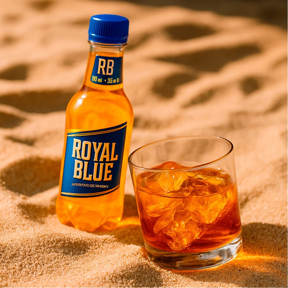 Aperitivo de whisky Royal Blue (300 ml) - Miniatura 2