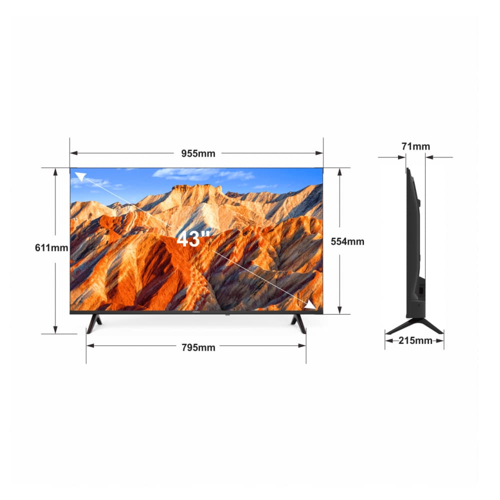 Televisor inteligente 43? full HD Konka KDG43RR683LN - Miniatura 3