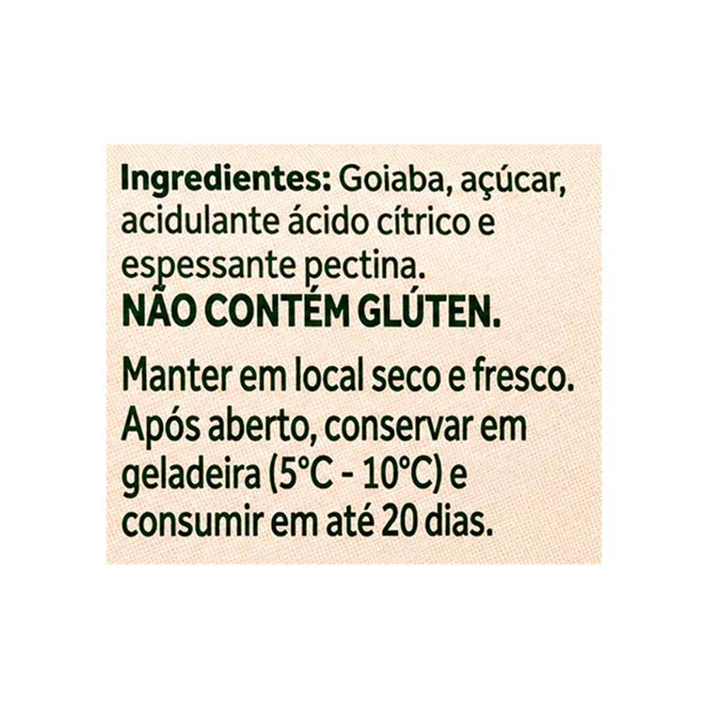 Pasta de guayaba tradicional Cepêra (500 g / 1.1 lb) - Miniatura 3