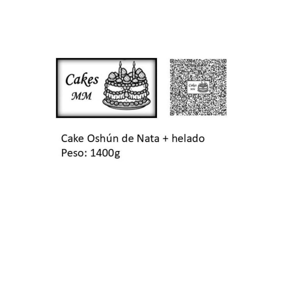 Cake Oshún de nata y helado de crema - Miniatura 3