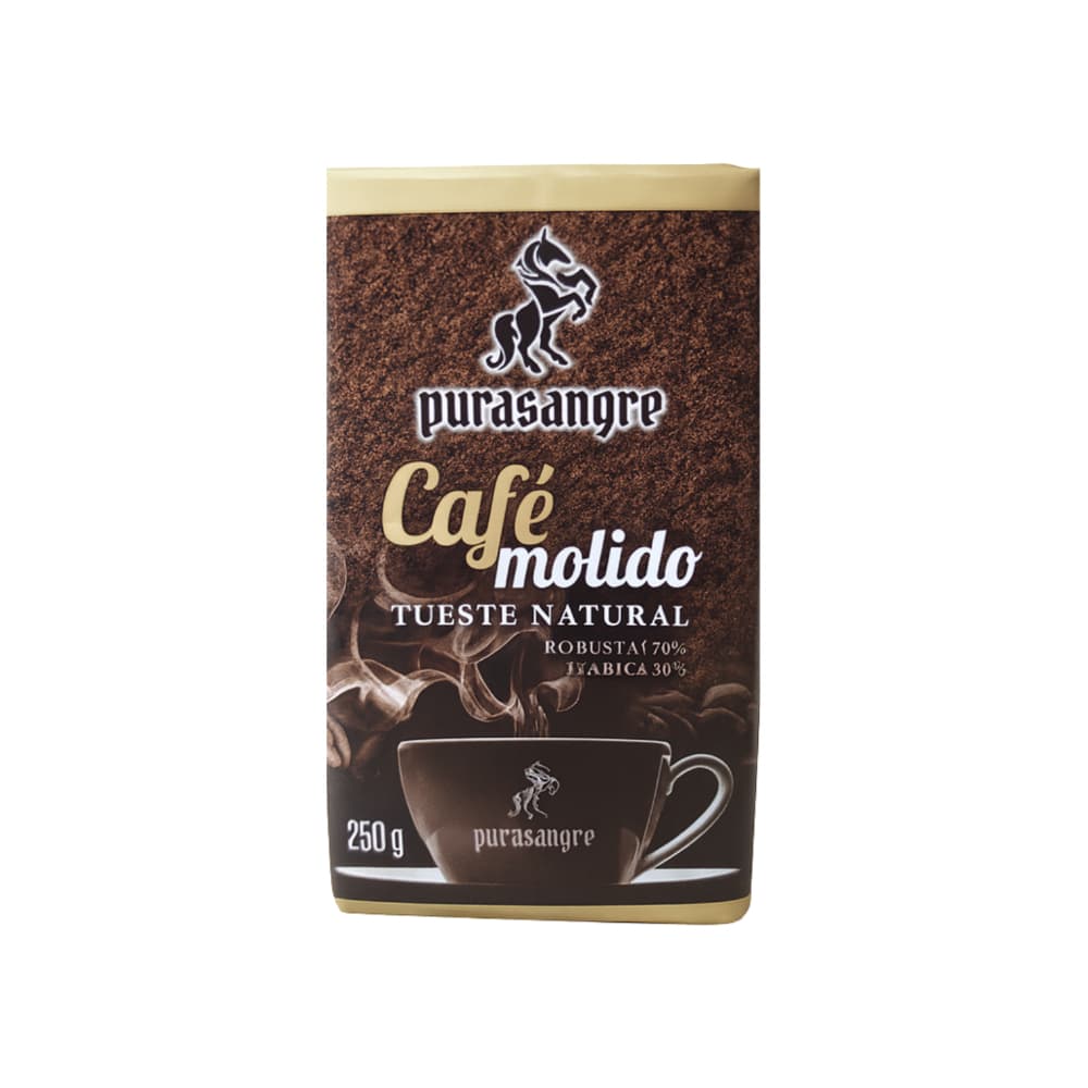 Café molido tueste natural Pura sangre (250 g / 8.82 oz) - Miniatura 3