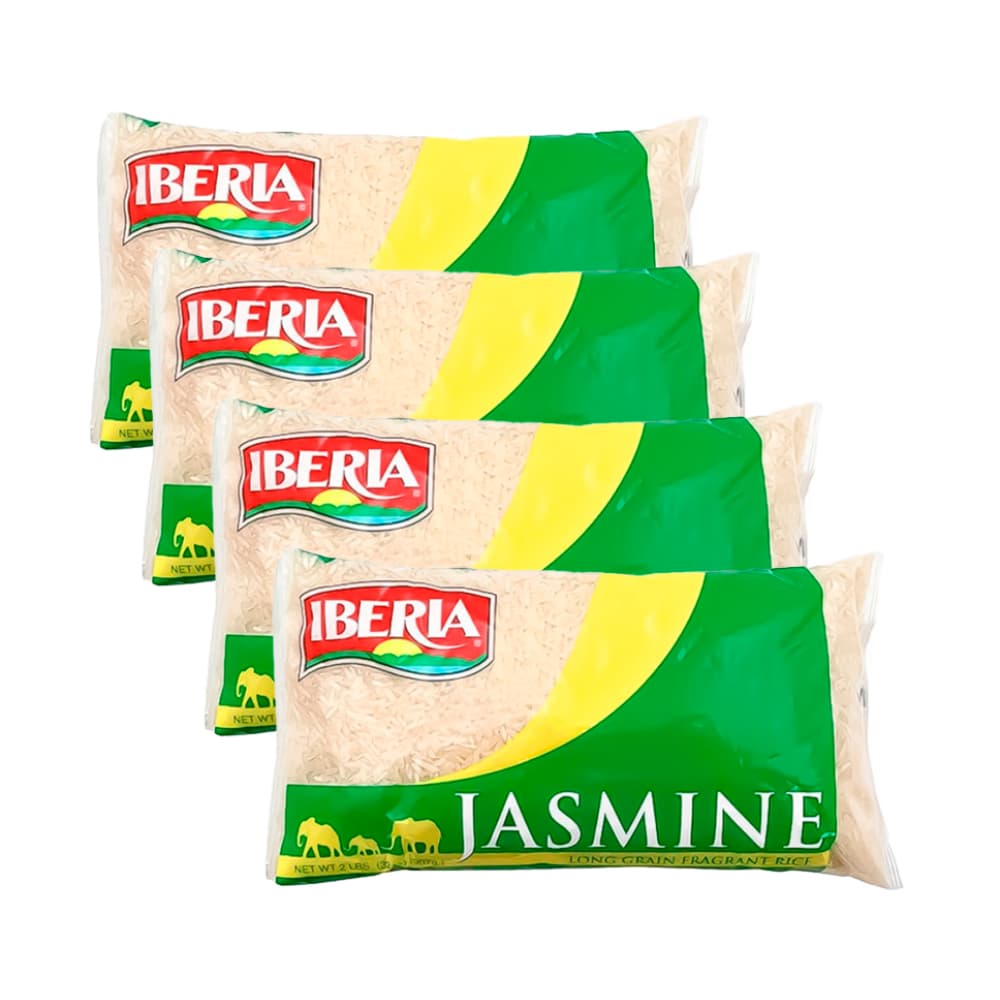 Arroz jasmine grano largo Iberia (4 x 907 g / 2 lb) - Imagen 1
