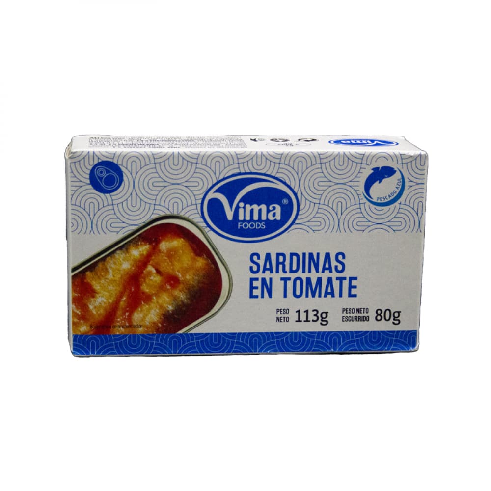 Sardinas en tomate Vima Foods (113 g / 3.98 oz) - Imagen 1