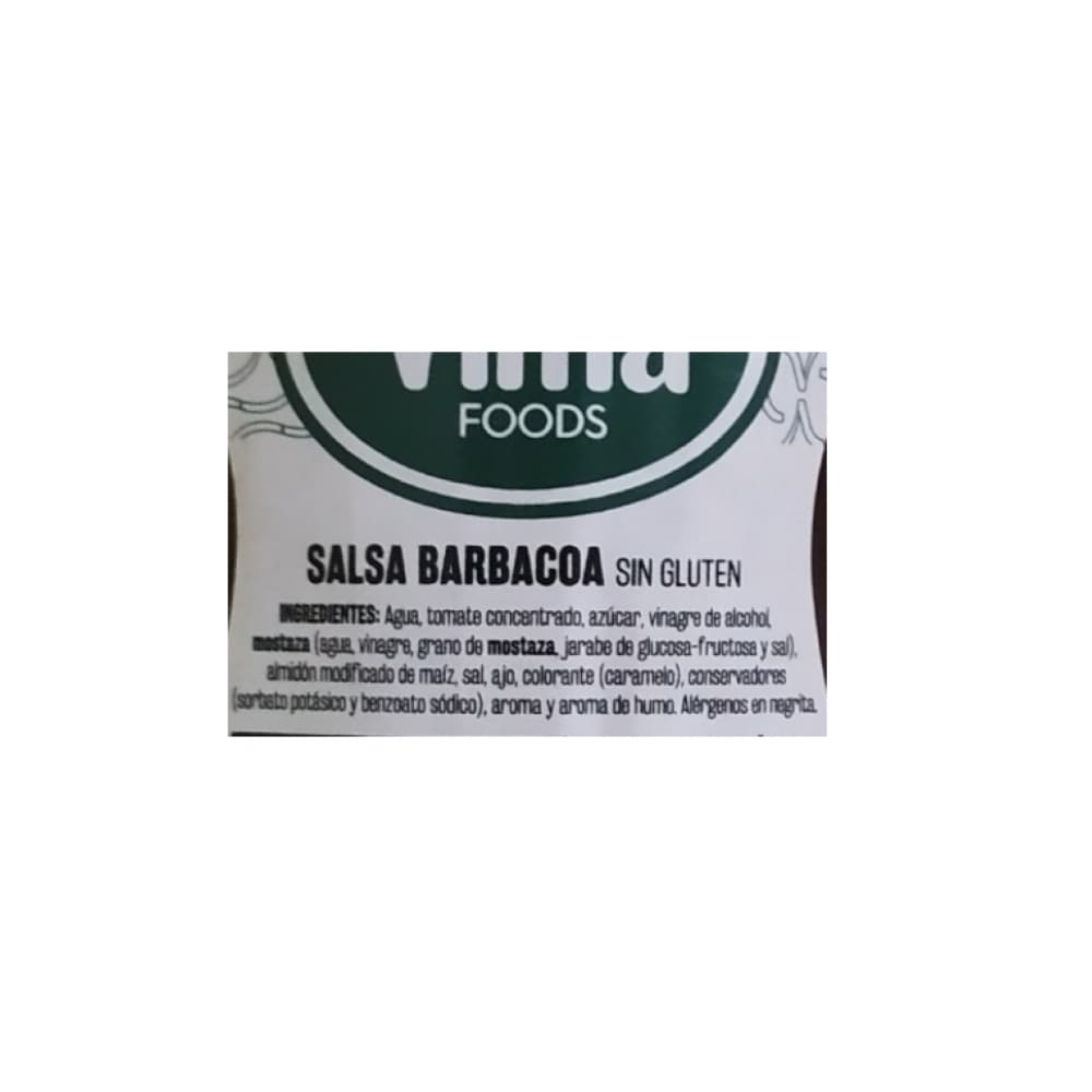 Salsa barbacoa Vima Foods (320 g / 11.28 oz) - Miniatura 2