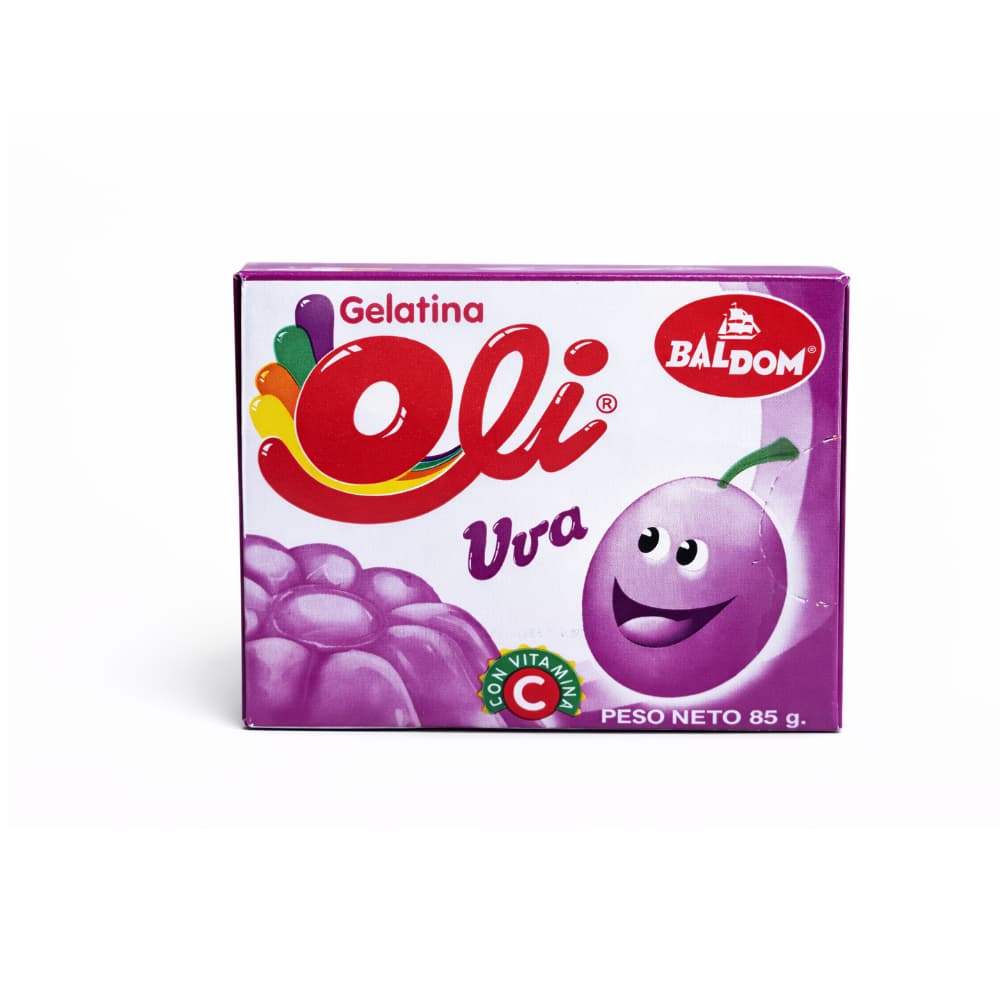 Gelatina sabor uva Oli (12 x 85 g / 3 oz) - Miniatura 2